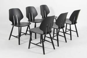 Ejvind A. Johansson. Sæt på seks stole, model J-67 6 