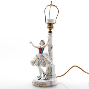 Bordslampa porslin