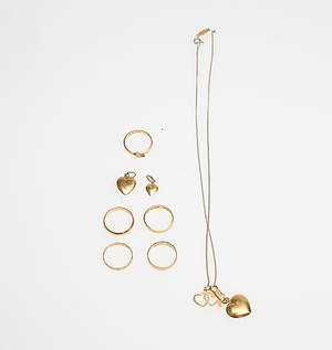  GULDFÖREMÅL, 18 K.