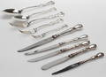  BESTICK, 96 delar, silver, Prins Albert, CG Hallberg, 1946, vikt ca 6000gr.
