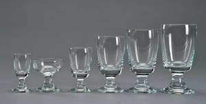 Holmegaard Glasværk. Almue glasbesætning. 62