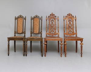  STOLAR, 4st, Renesansstil, 18001900-tal.
