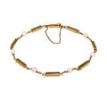  ARMBAND, 18K guld samt pärlor.