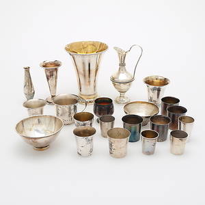  SILVERFÖREMÅL, 20 st, 868 gram.