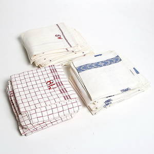  PARTI KÖKSHANDDUKAR, 35 st. 1900-tal.