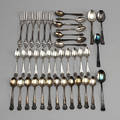  SILVER, 41 delar, vikt ca 490 gram.