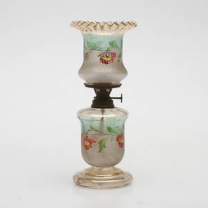 FOTOGENLAMPA, glas, 1800-tal.