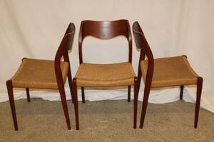 3 STOLAR JAKARANDA, FLÄTAD SITS