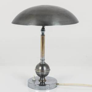 BORDSLAMPA, metall, art deco, ca 1930-tal
