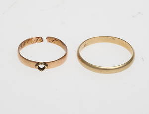  RINGAR, 2 st, 14-18 K.