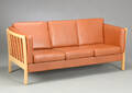 Tre pers. sofa af læder