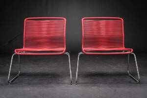 Verner Panton. Par lounge chairs 2
