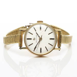 DAMARMBANDSUR, Certina, boett 18k guld.