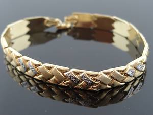  SQUARE DESIGN Bracelet 18k gold.