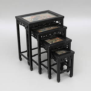 SATSBORD, 4 delar, Kina, 1900-tal.