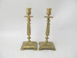 Ljusstakar, 1 par mässing