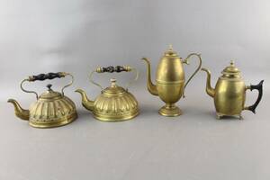 Kannor i mässing 4 st