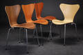 Arne Jacobsen. Fire Syveren stole, model 3107 4
