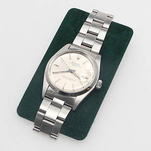  ARMBANDSUR. Herr. Rolex Oyster Perpetual Date, stål.