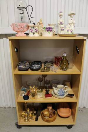 Diverse glas och porslin