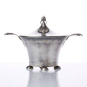 Sockerskål i silver