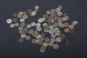 Samling Danske 10 og 25 øre. 1874-1922. Over 100 stk.