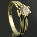 Solitaire ring ca. 0.71 ct.
