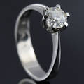 Solitaire ring ca. 0.67 ct.