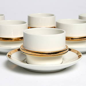  KAFFESERVIS, 12 delar, porslin, Arabia.