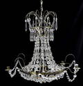  TAKKRONA, gustaviansk stil, 1900-tal, total höjd ca. 128 cm.