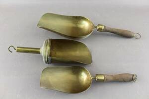 Skopor i mässing 3 st