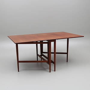  SLAGBORD, teak, JOC Vetlanda, omkring 1900-talets mitt.