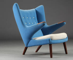 H. J. Wegner. Bamsestolen. Lænestol, model AP-19, teaktræ
