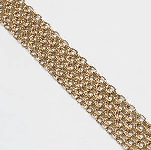 ARMBAND X-LÄNK, 18k guld, vikt ca 27,4 gr.
