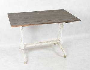  TRÄDGÅRDSBORD, aluminium, 1900-talets andra hälft.