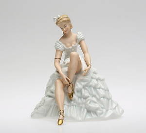 FIGURIN, porslin, Wallendorf, Tyskland, 1900-tal.