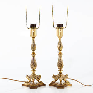 Bordslampor senempirestil