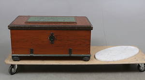  KISTA, allmoge, 1800-tal samt STENSKIVA.