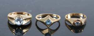 Samling vintage ringe udført i 14 kt guld 3