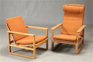 Børge Mogensen. Par slædestole. 2