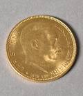 Danmark Christian X - 20 kroner fra 1915 i guld.