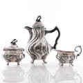 Kaffeservis silver