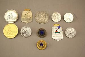 Medaljer i silver 11 st