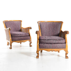 Fåtöljer ett par 1900-talets första hälft