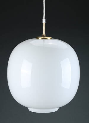 Vilhelm Lauritzen. Radiohus pendel, messing, Ø 35 cm 