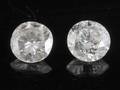 Couple of brilliant cut diamonds 0.50 ct 