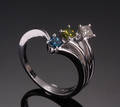 Diamantring, ca. 0.60 ct.