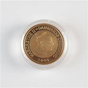 Danmark. Polarmønt 1000 kroner guld 2009. 