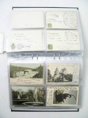 Vykort, ca 160 st ialbum