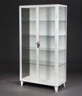 Vitrine-tandlægeskab, metal og glas, ca. 1950erne
